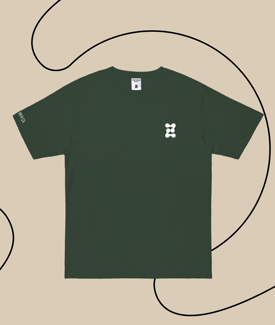 Le Tee shirt InMood | Logo "Z" | Zip moi ça sur la manche