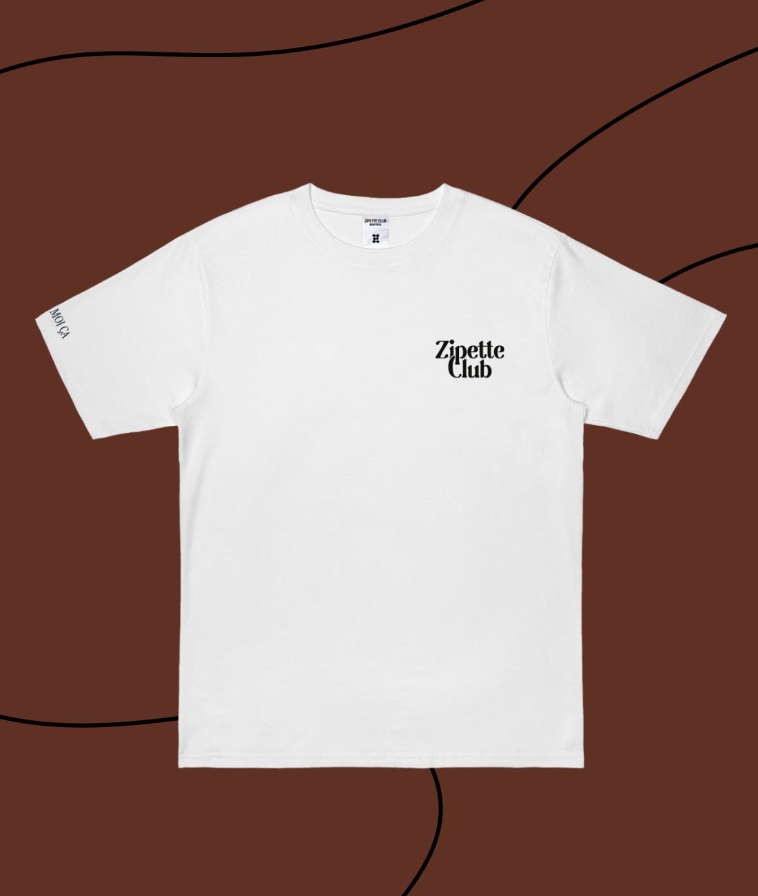 Le Tee shirt InMood | Logo Zipette | Zip moi ça sur la manche