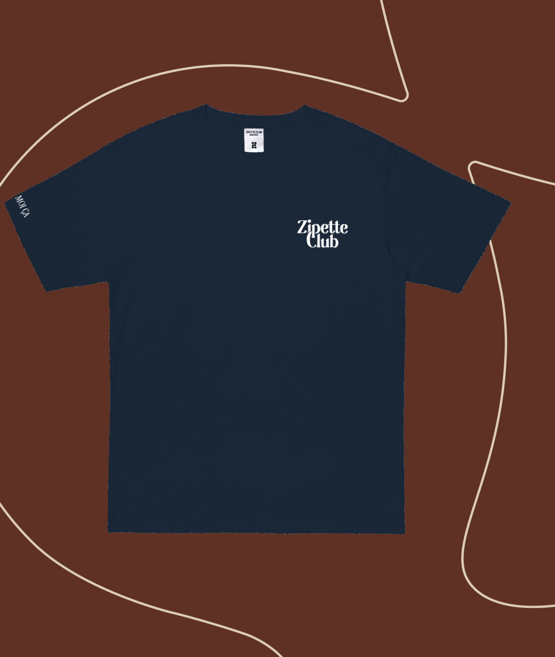 Le Tee shirt InMood | Logo Zipette | Zip moi ça sur la manche