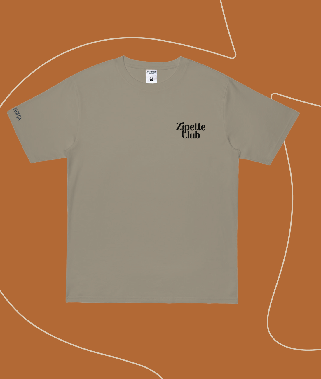 Le Tee shirt InMood | Logo Zipette | Zip moi ça sur la manche