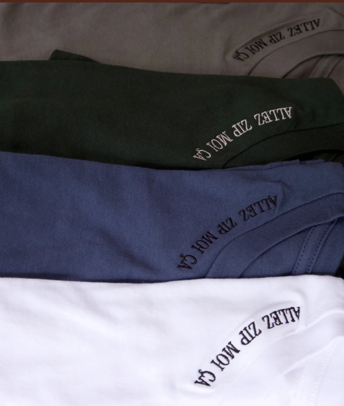 Le Tee shirt InMood | Logo Zipette | Zip moi ça sur le col