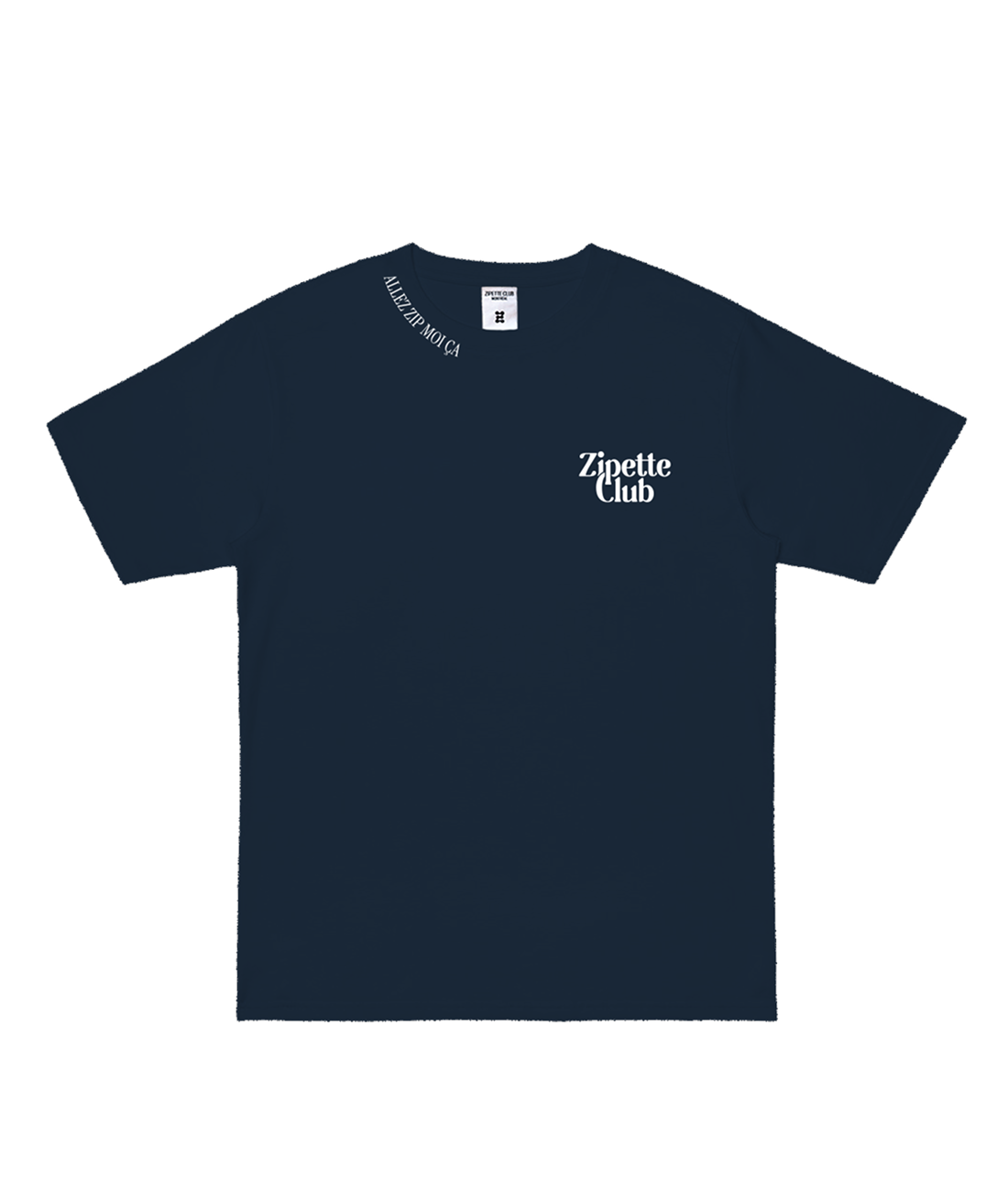 Le Tee shirt InMood | Logo Zipette | Zip moi ça sur le col