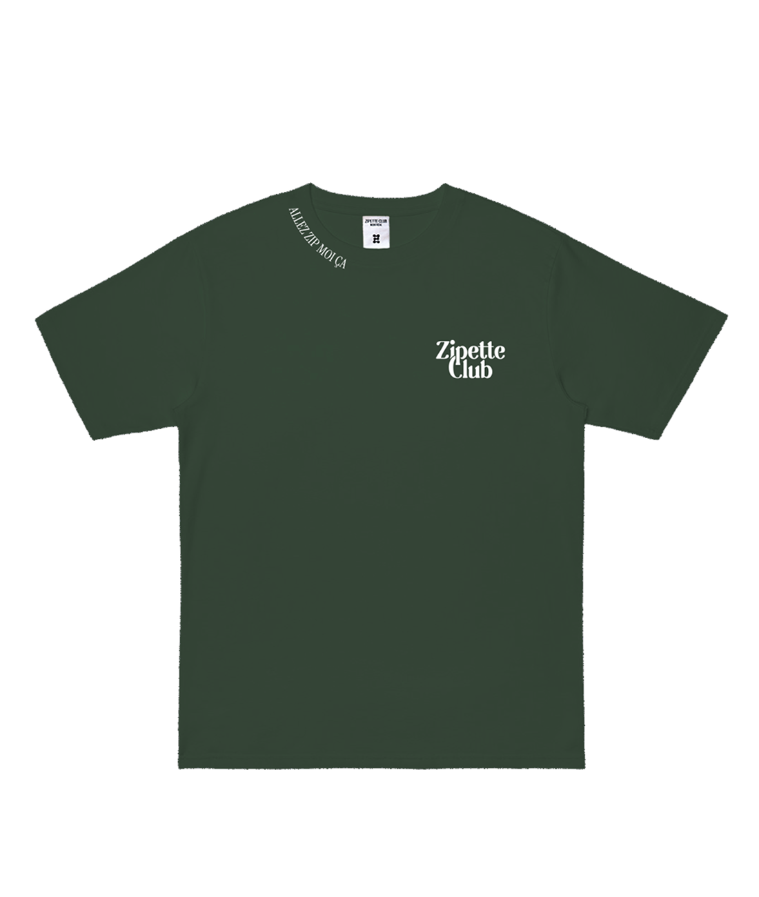 Le Tee shirt InMood | Logo Zipette | Zip moi ça sur le col