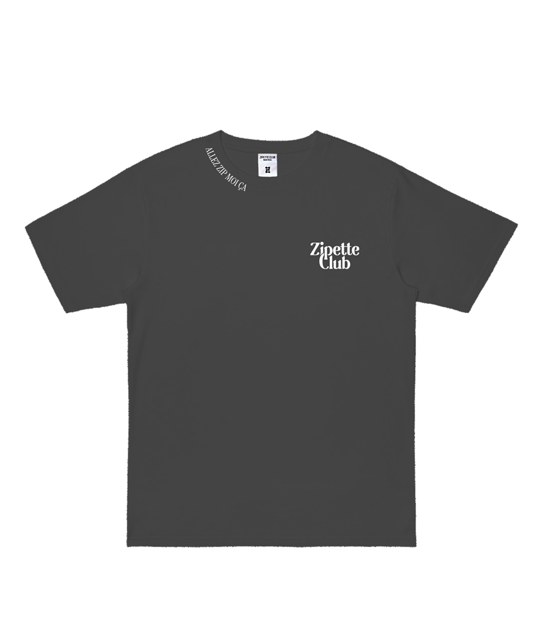 Le Tee shirt InMood | Logo Zipette | Zip moi ça sur le col