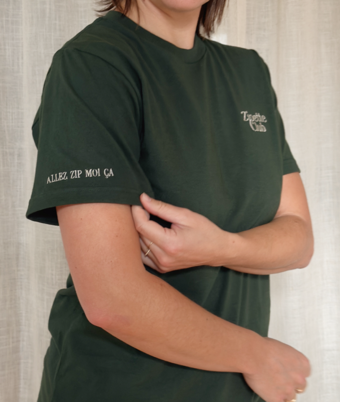 Le Tee shirt InMood | Logo Zipette | Zip moi ça sur la manche